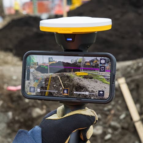 Trimble SiteVision visualisering